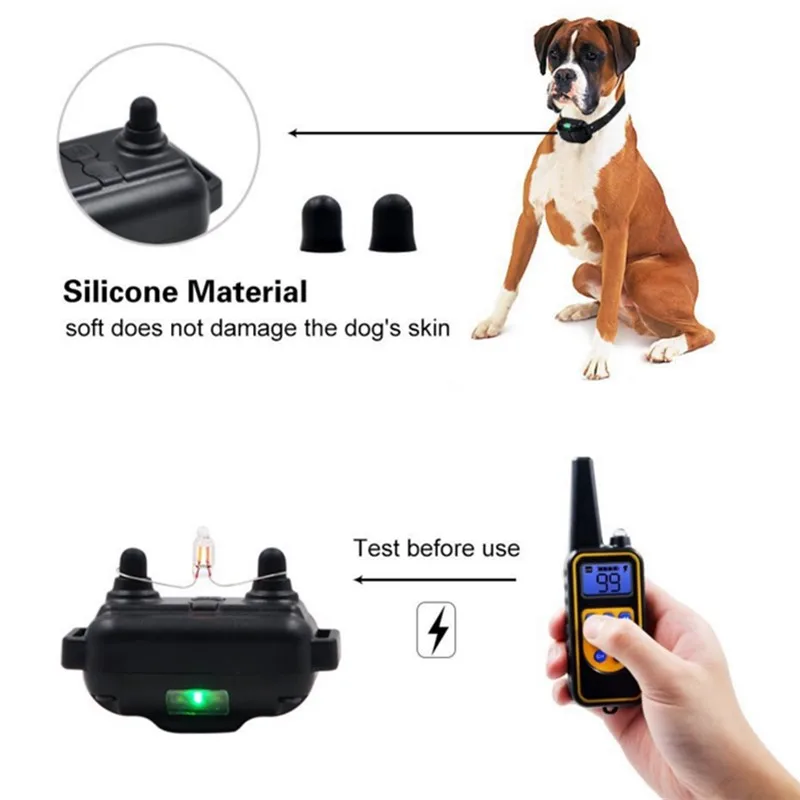 Collier Électrique Anti-Aboiement Rechargeable pour Chien – Image 3