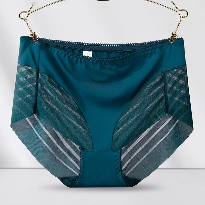 Culotte Sexy en Dentelle Taille Mi-Haute pour Femme – Image 4