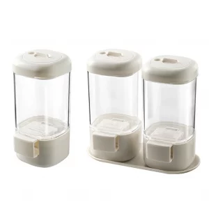 Bouteille d'assaisonnement quantitative Shunmaii avec plateau rotatif