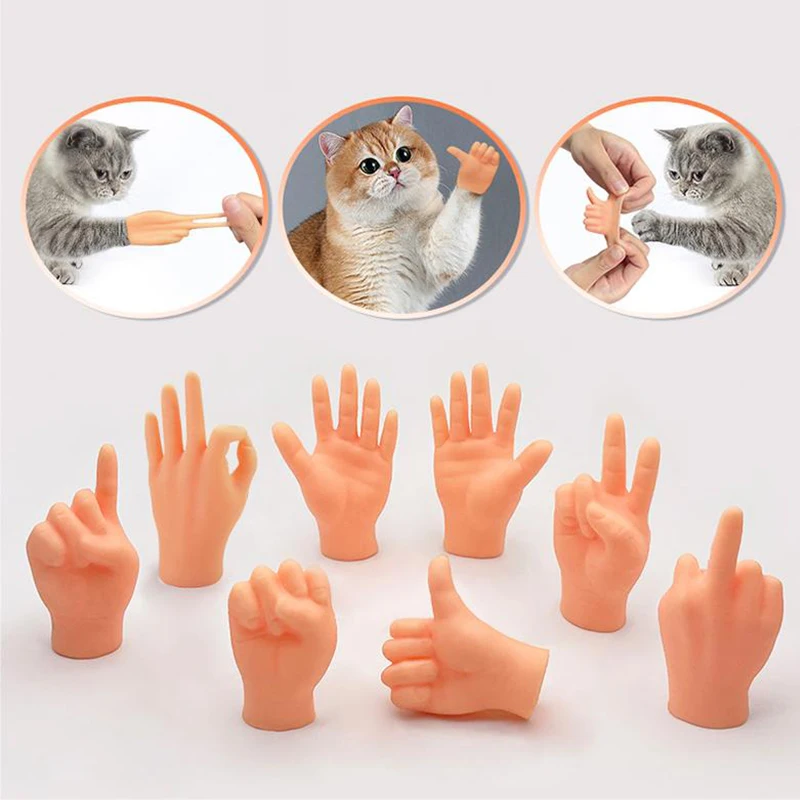 Accessoires de doigt amusants pour chat