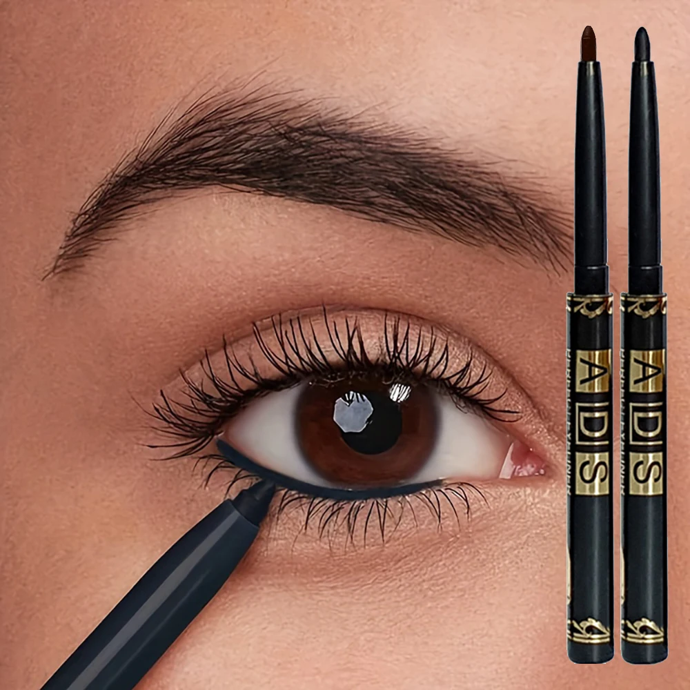 Eyeliner Gel 2-en-1 Waterproof, Longue Tenue & Anti-Taches