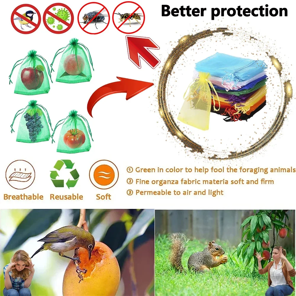 Filets de Protection Réutilisables pour Fruits et Légumes – Image 3