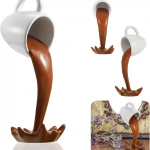 Tasse à café flottante magique - Décoration de cuisine créative