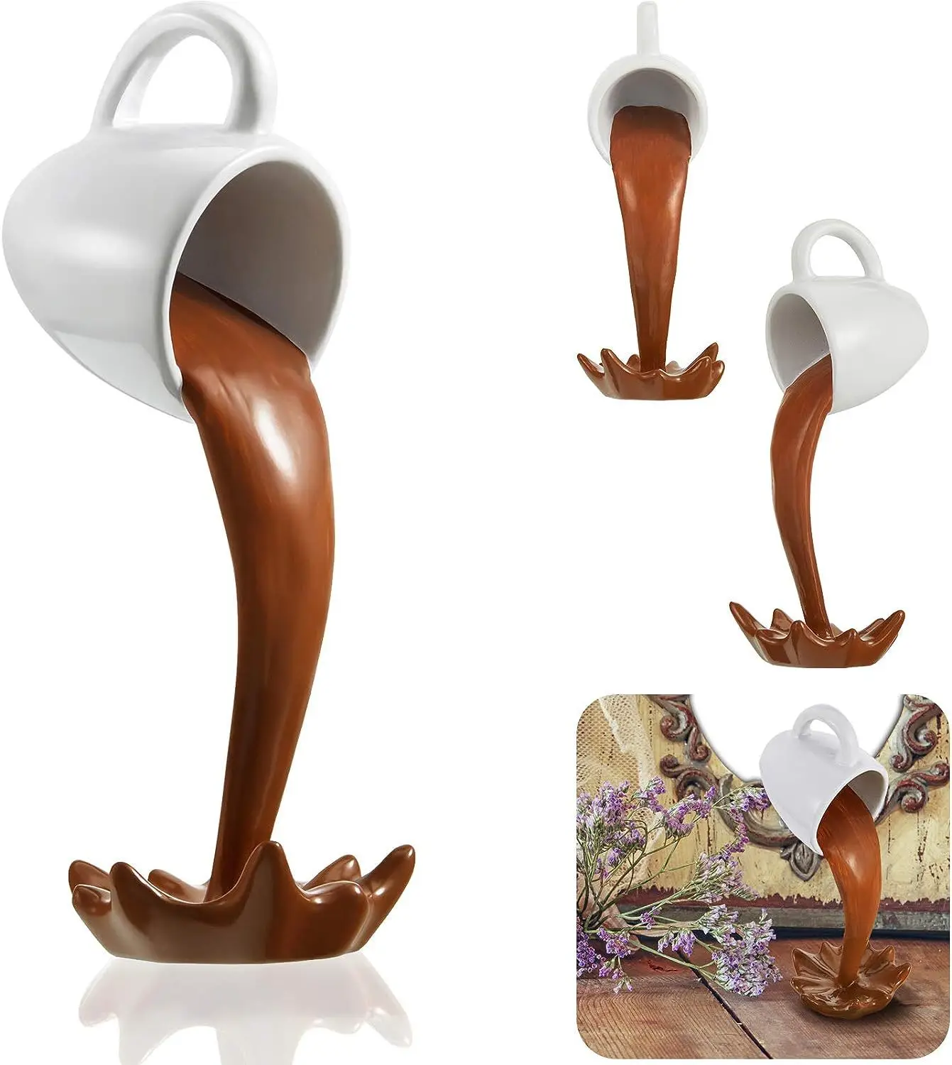 Tasse à café flottante magique - Décoration de cuisine créative