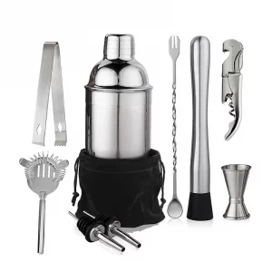 Kit d'Outils de Barman Professionnel AfreNee en Acier Inoxydable