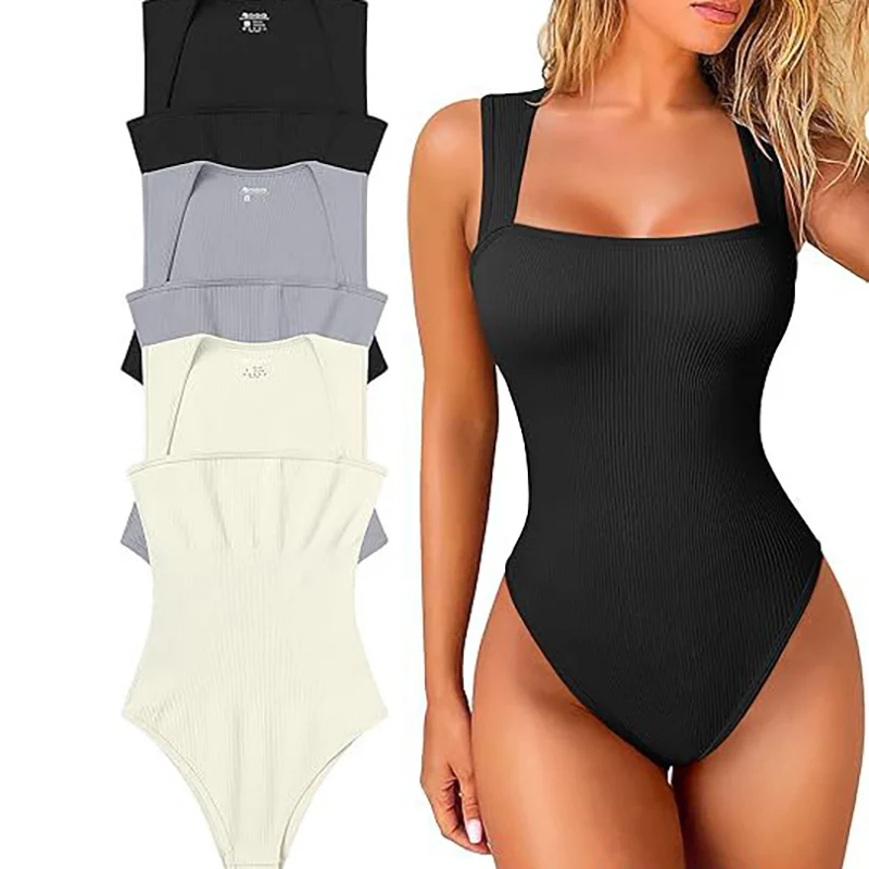 Combinaison de Yoga Sexy Sans Manches pour Femme