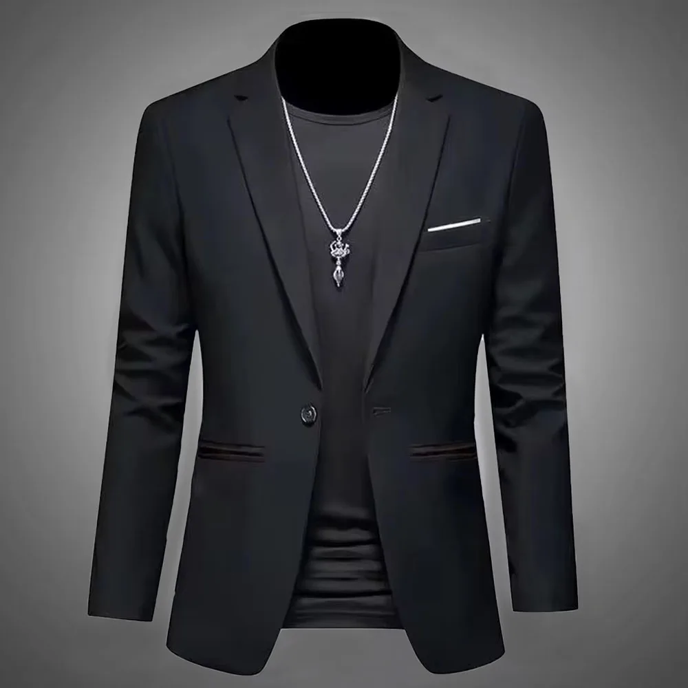 Veste de Costume Tendance pour Homme - Coupe Cintrée et Confortable pour le Quotidien – Image 4