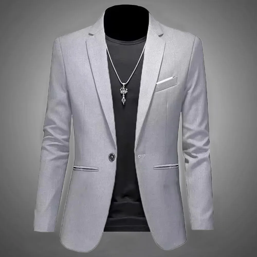 Veste de Costume Tendance pour Homme - Coupe Cintrée et Confortable pour le Quotidien
