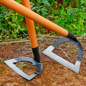 Houe Creuse Professionnelle en Acier Manganèse - Outil de Jardinage Durable
