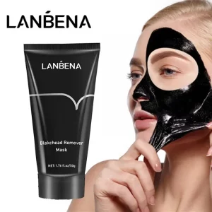 LANBENA Masque Peel-Off Charbon Bambou - Anti-Points Noirs 50g