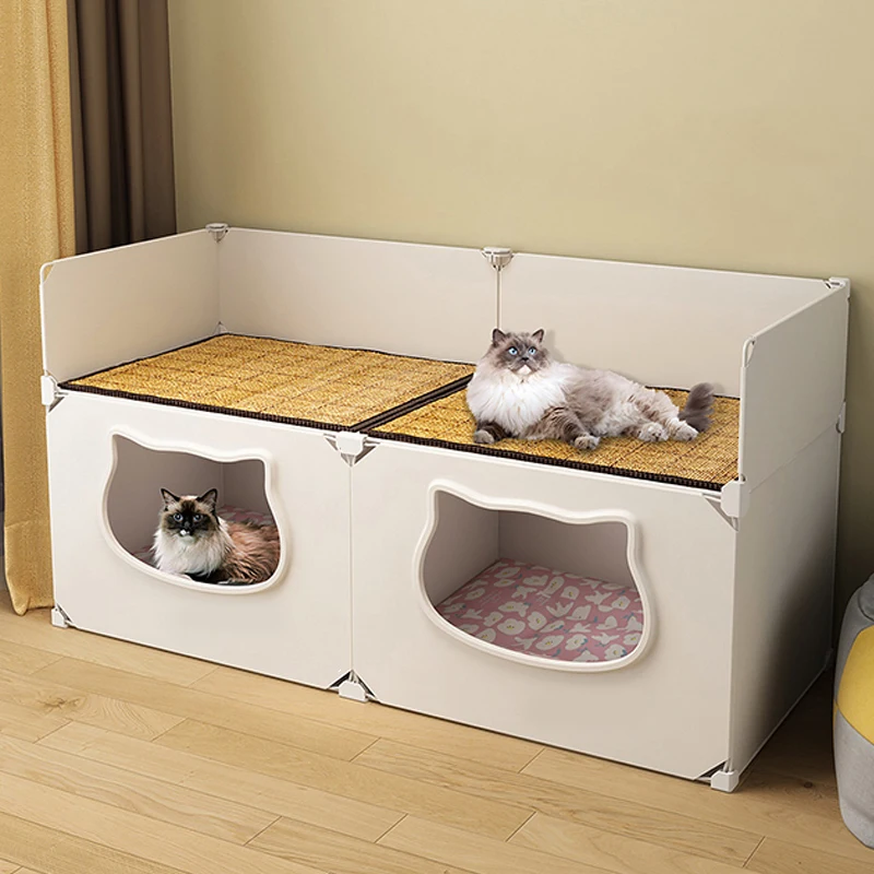 Maison pour chat modulable