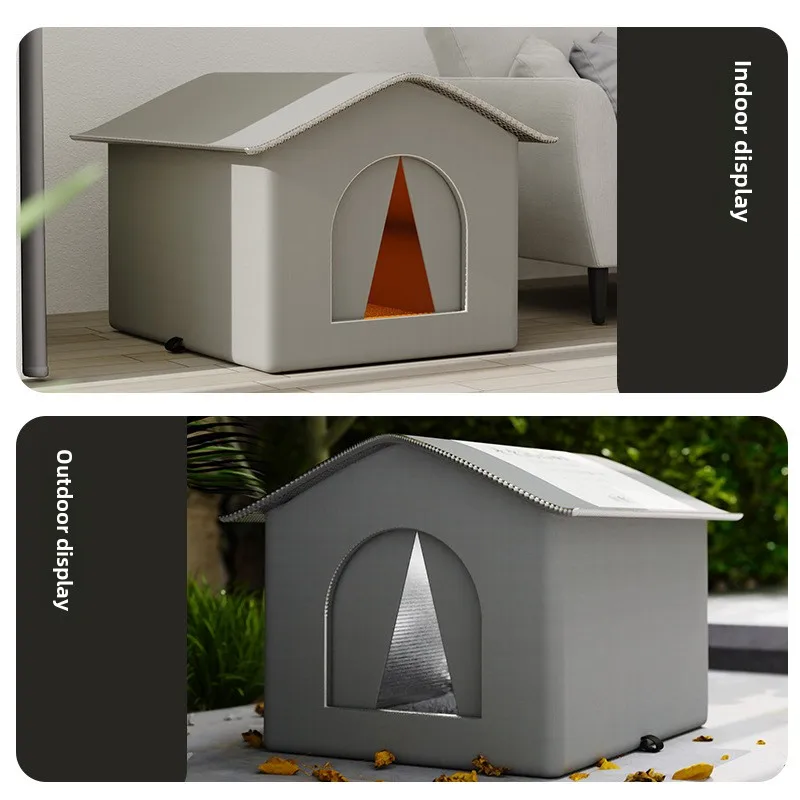 Maisonnette Niche Pliable et Imperméable pour Chien et Chat – Image 5