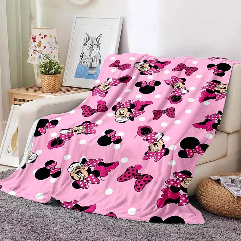 Couverture Peluche Minnie Douce et Chaude pour Tous Âges