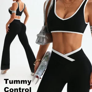 Ensemble de Sport Femme OVESPORT - Yoga, Fitness, Course à Pied