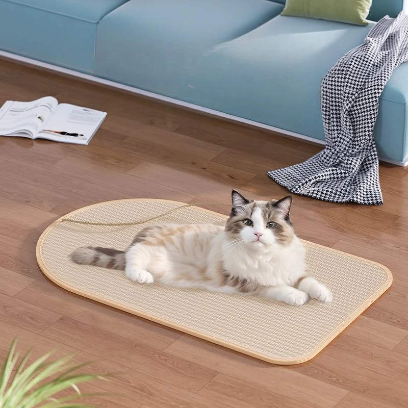 Tapis Griffoir Sisal pour Chat avec Jouet – Image 2