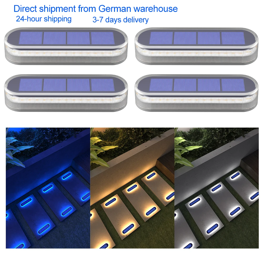 Lampe Solaire Étanche IP68 à 30 LED pour Extérieur