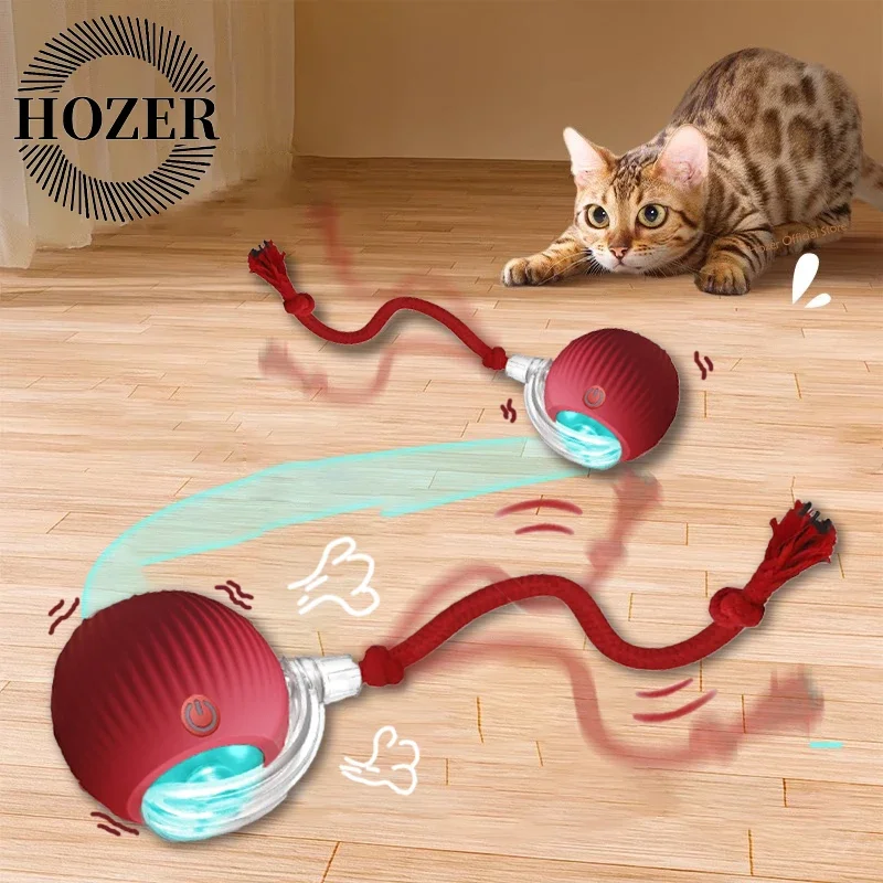 Balle interactive pour chat, 2 pièces – Image 2
