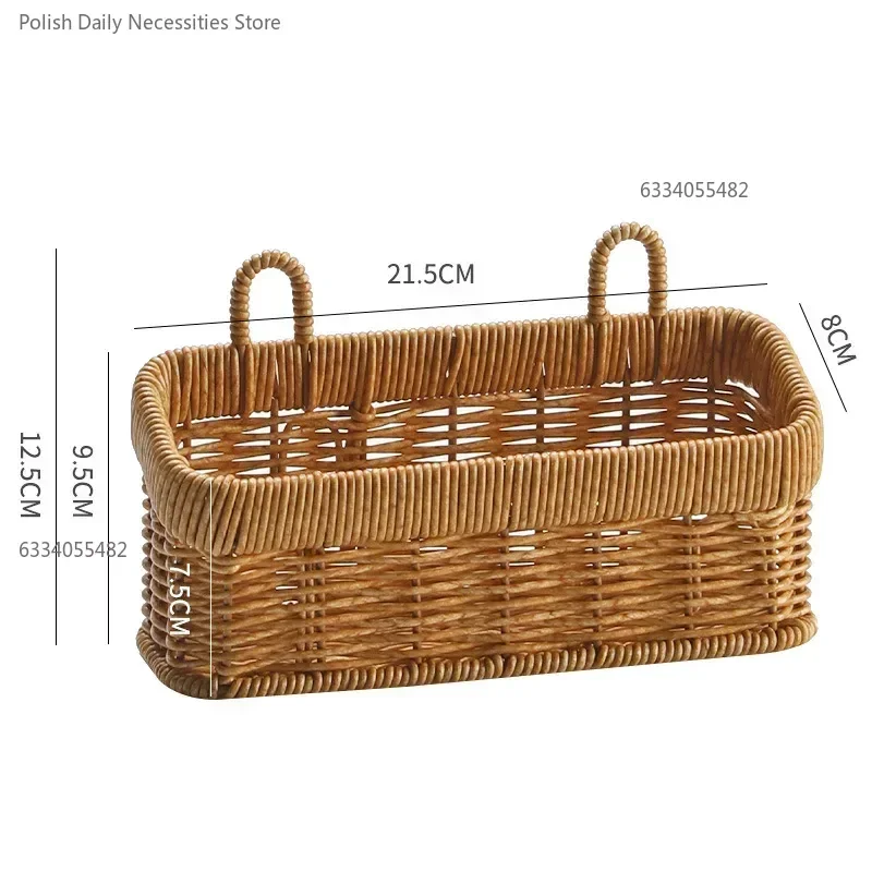 Panier Mural Tissé Main pour Cuisine et Jardin – Image 6
