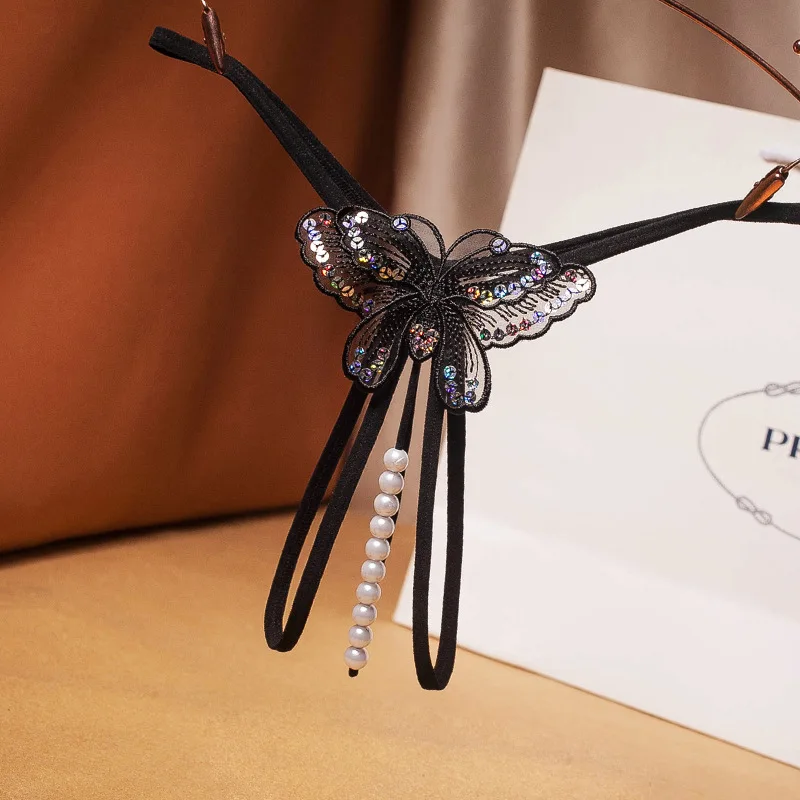 Culotte String Sexy Brodé Perles – Image 6