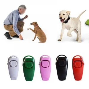 Clicker & Sifflet d'entraînement pour chien portable