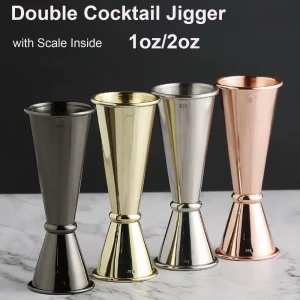 Jigger à Cocktail Double Japonais Inox 1oz/2oz