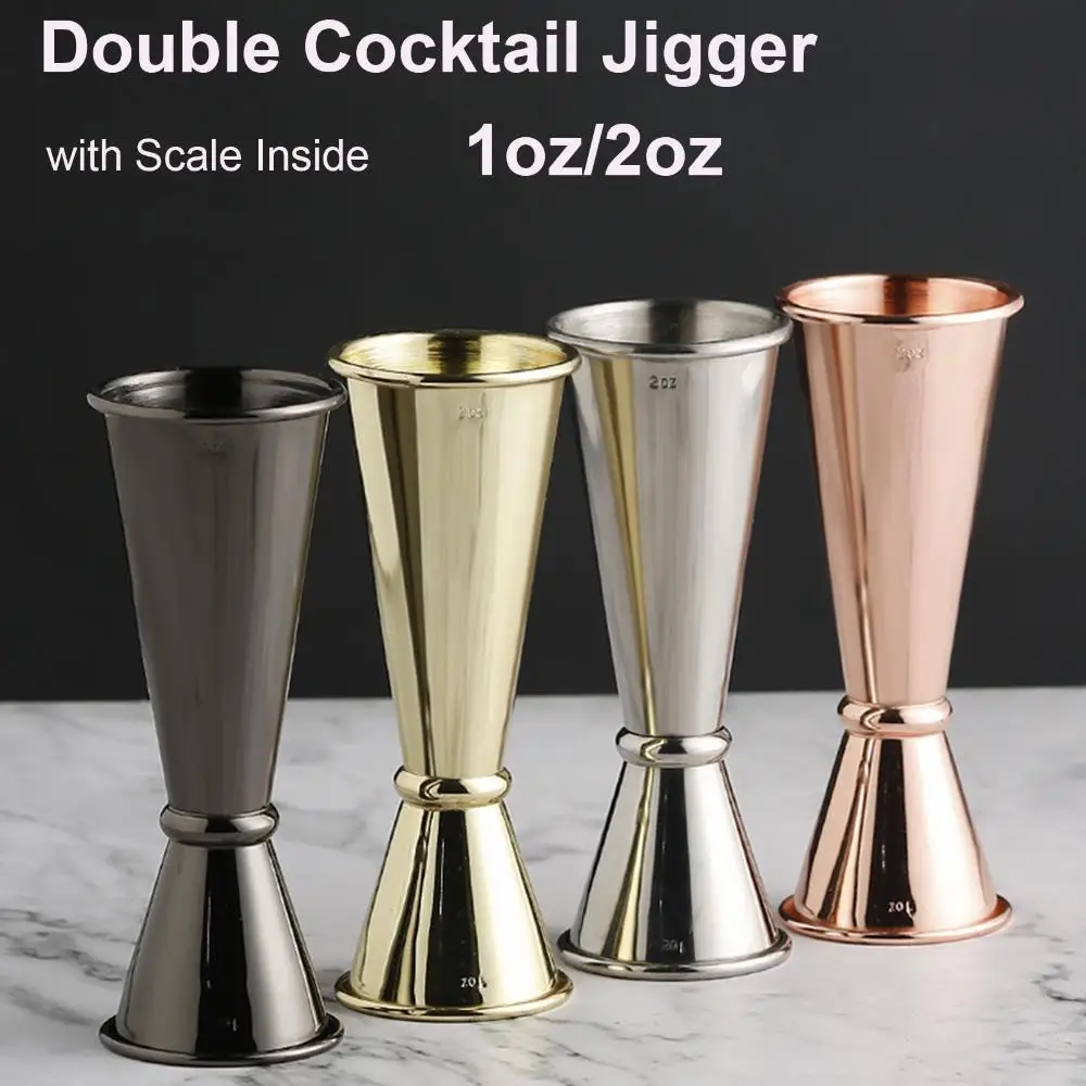 Jigger à Cocktail Double Japonais Inox 1oz/2oz
