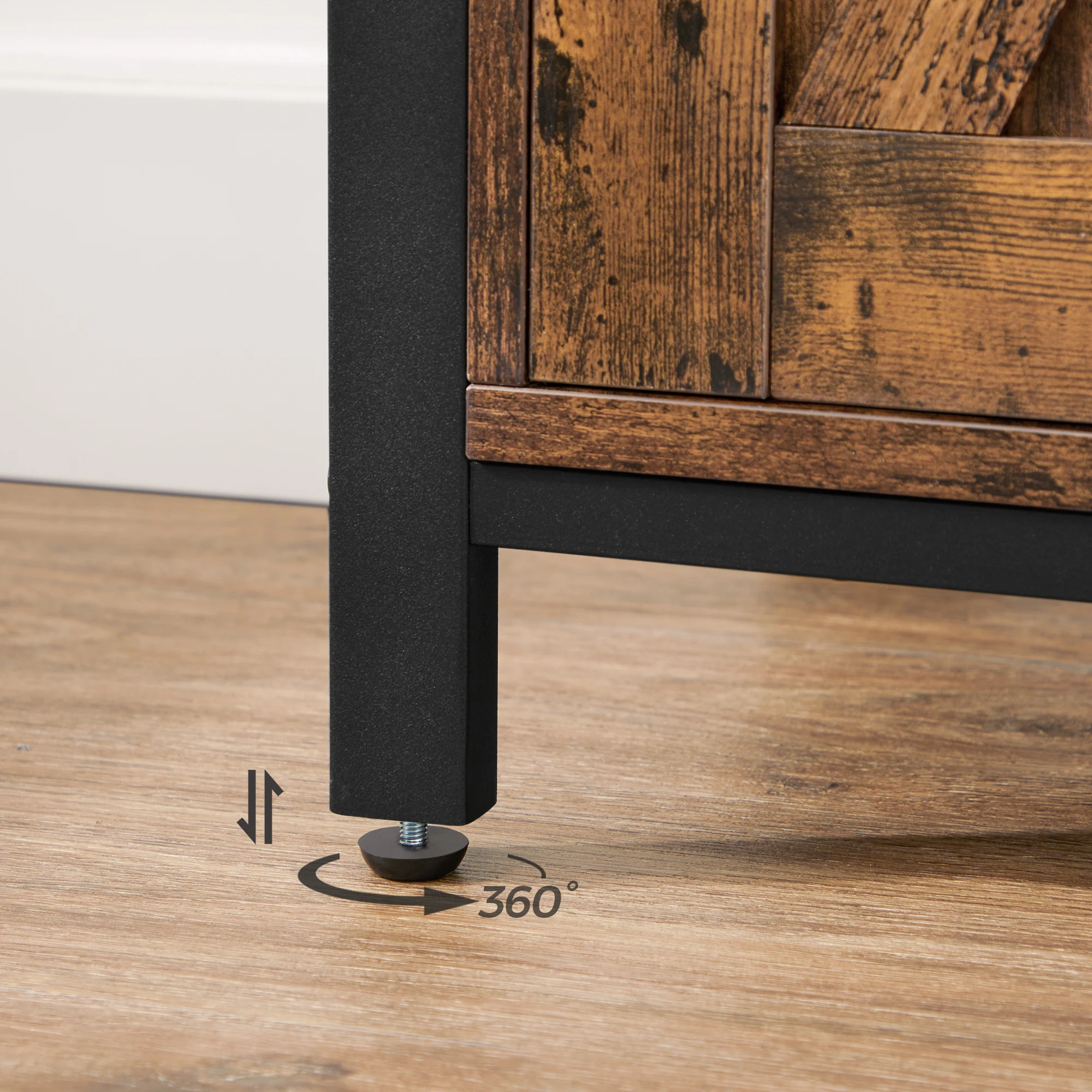 VASAGLE Buffet Style Industriel Rustique – Image 5