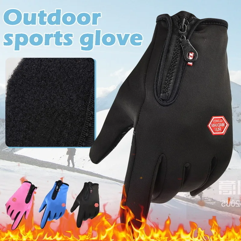 Gants Hiver Chauffants Tactiles Imperméables -40°C - Gants Ski Randonnée Cyclisme – Image 2