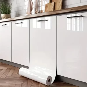 Papier Peint Auto-Adhésif Brillante PVC Étanche - Vinyl Moderne