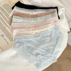 Lot de 3 culottes en dentelle femme - Confort et Sexy