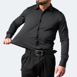 Chemise Homme Élastique Anti-Transpiration - Confort et Performance pour Toutes les Occasions