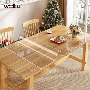 Nappe Rectangulaire PVC Transparente 2mm Épaisse