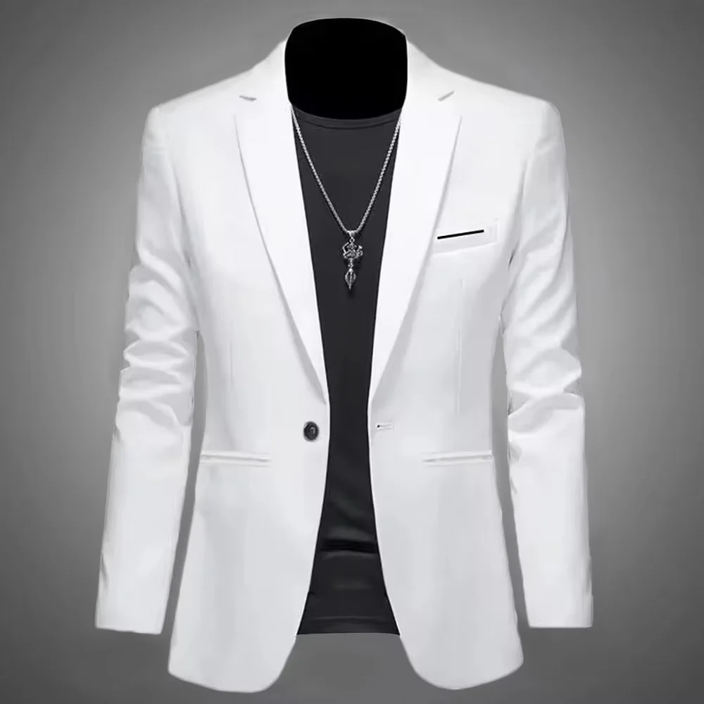 Veste de Costume Tendance pour Homme - Coupe Cintrée et Confortable pour le Quotidien – Image 2