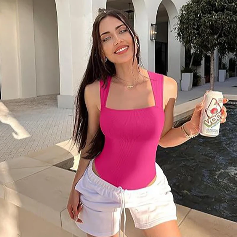 Combinaison de Yoga Sexy Sans Manches pour Femme – Image 2