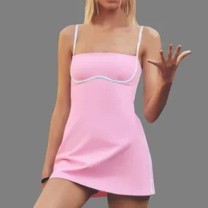 Robe de Sport Femme pour Tennis et Yoga avec Coussinet