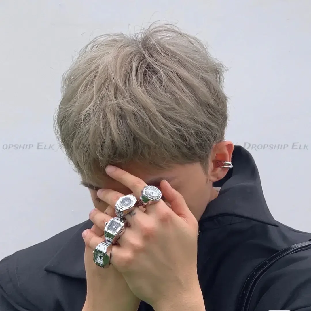 Montre Bague Punk Vintage pour Couple – Image 4