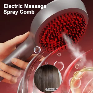 Peigne de Massage Électrique et Pulvérisateur Intelligent