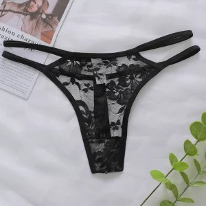 String Dentelle Florale Sexy Femme C830