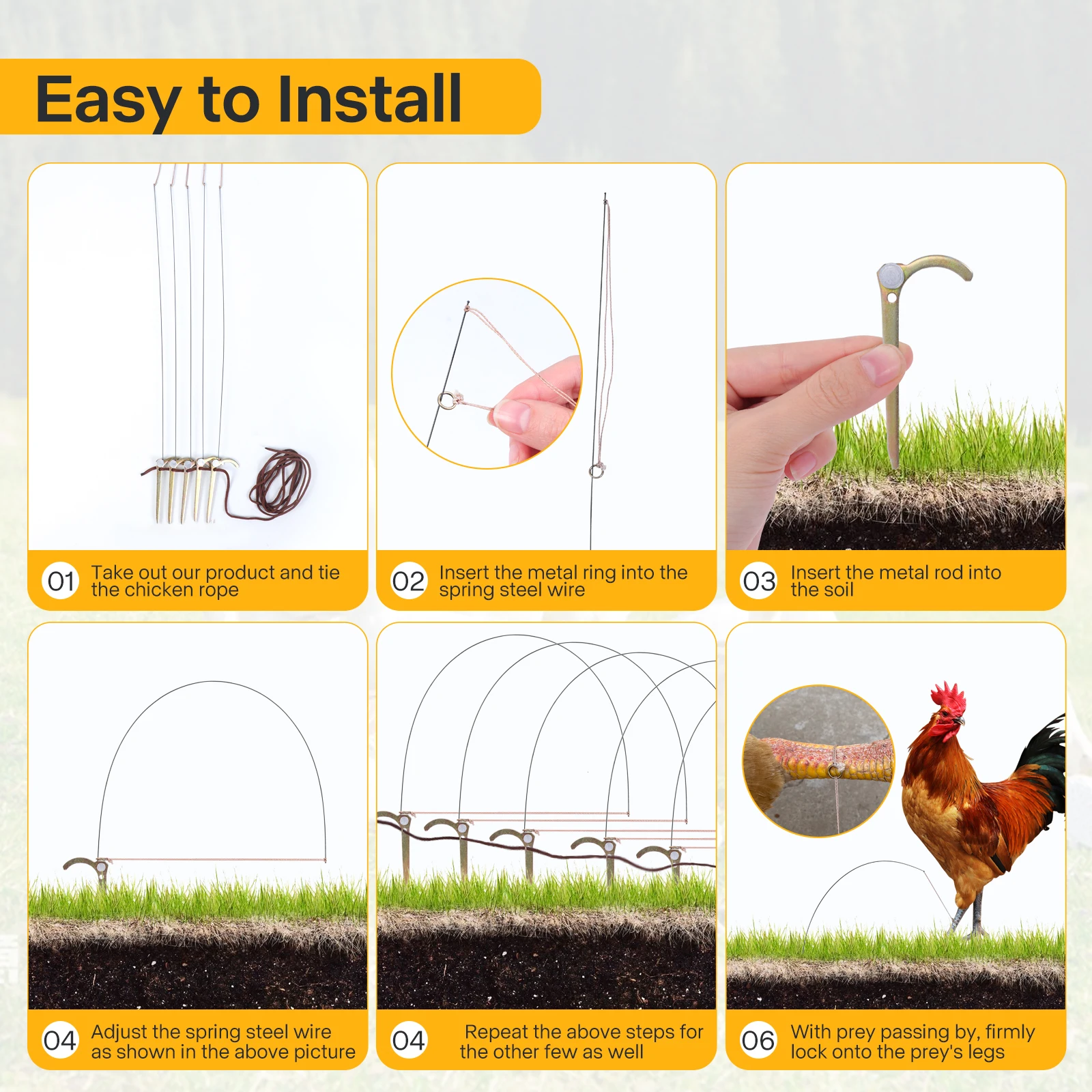 Piège à Oiseaux Professionnel pour Gibier – Image 6