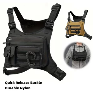 Sac de Poitrine Tactique Ajustable pour Homme - Outdoor & Sports