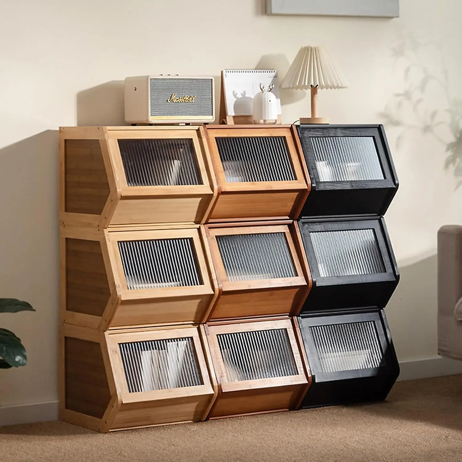 Commode Vintage Bambou Rustique Modulable – Image 3