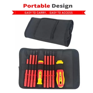 Jeu de tournevis isolés VDE 10 pièces avec étui magnétique