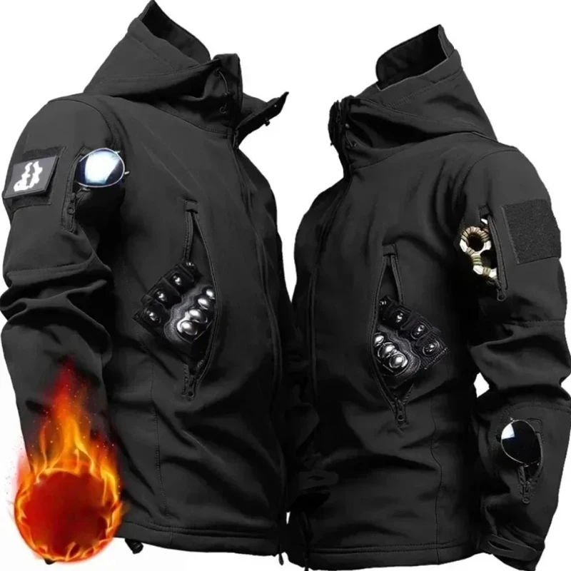 Ensemble Veste et Pantalon Soft Shell Imperméable Unisexe – Image 5