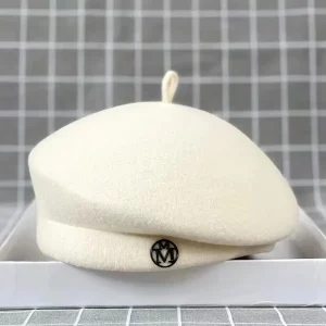 Chapeau Béret Laine Feutre Femme - Hiver Chaud & Élégant