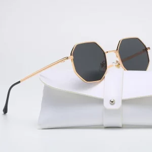 Lunettes de Soleil Rétro Polygone Luxe DIXSG