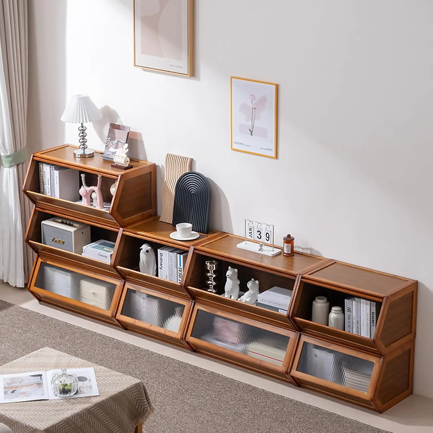 Commode Vintage Bambou Rustique Modulable – Image 6