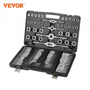 VEVOR Coffret Tarauds et Filières Métriques M2-M18 - 110 Pièces