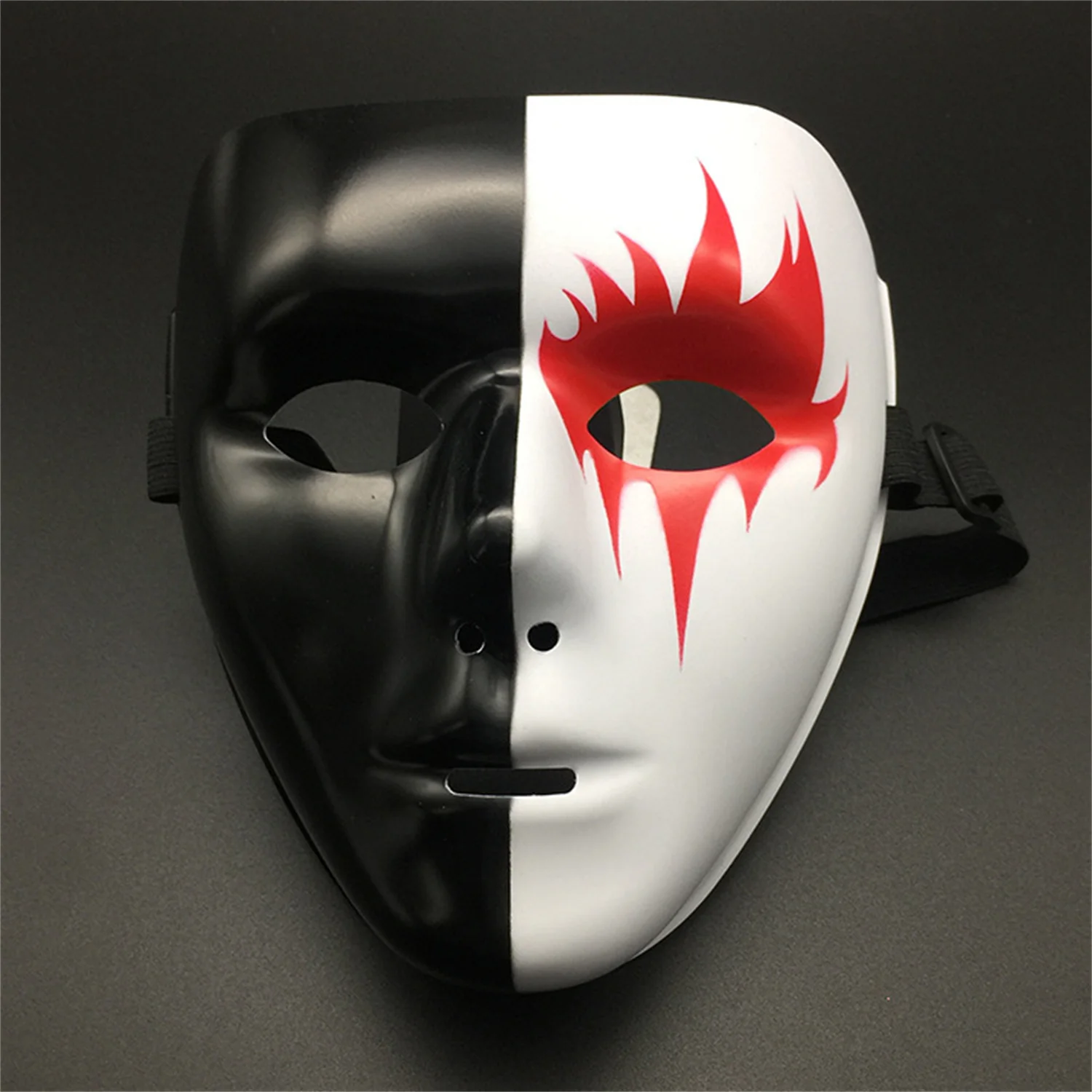 Masque d'Halloween Classique pour Adultes - Accessoire d'Horreur Unisexe