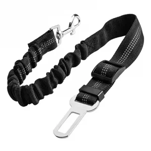 Ceinture de Sécurité Ajustable pour Chien avec Amortisseur et Réfléchissant
