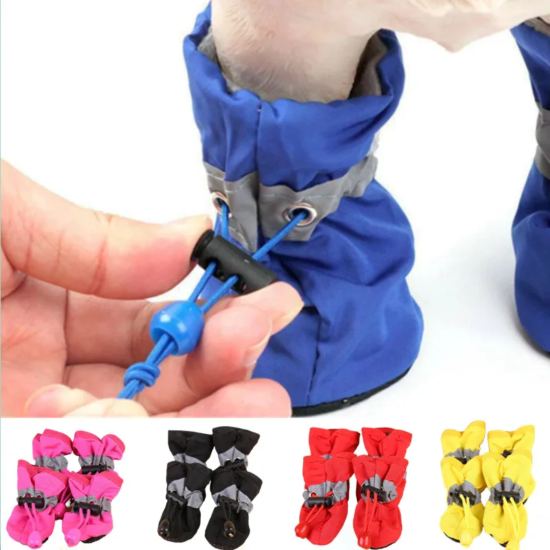 Chaussures imperméables pour chien anti-dérapantes